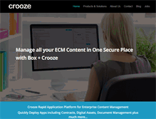 Tablet Screenshot of crooze.com